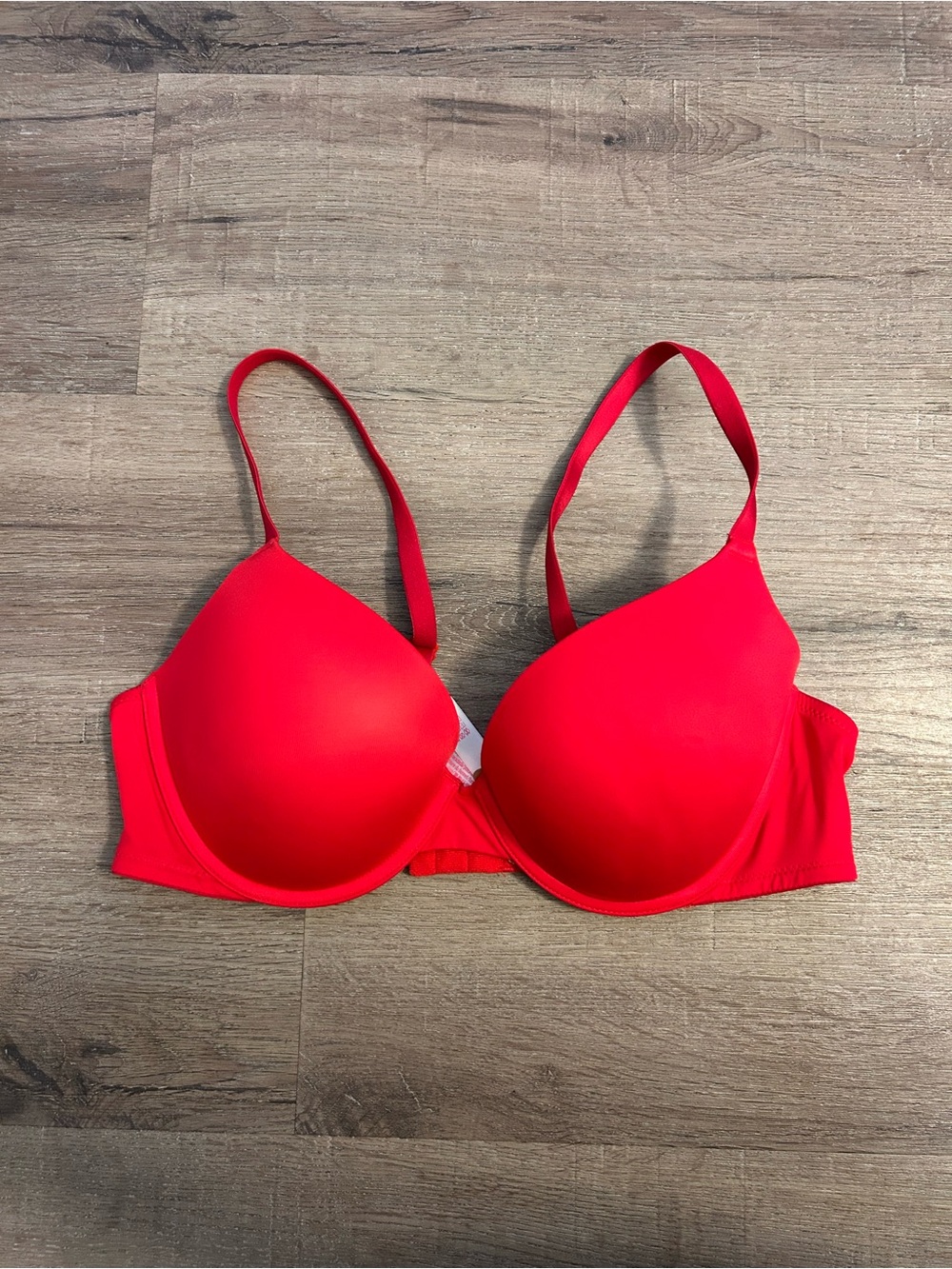 Victoria's Secret PINK Wear Everywhere Push-Up Bra Red 38B